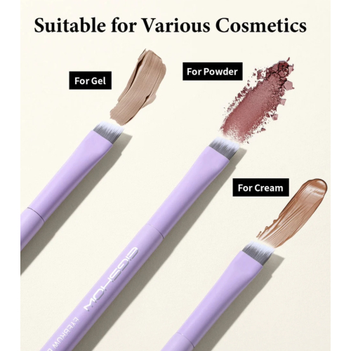 Eigshow - *Purple* - Double-ended eyebrow brush - D108P