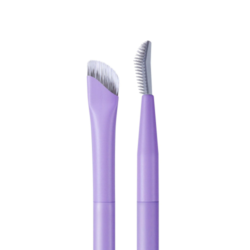 Eigshow - *Purple* - Double-ended brush for eyeliner and eyebrows - D109P