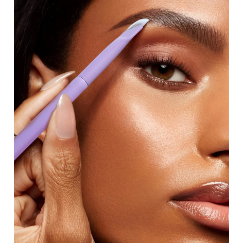 Eigshow - *Purple* - Double-ended brush for eyeliner and eyebrows - D109P