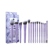 Eigshow - *Purple* - 15-piece makeup brush set