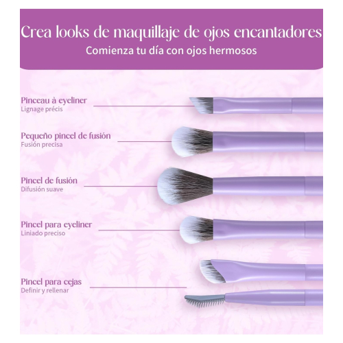 Eigshow - *Purple* - Set of 5 brushes Eye Obsessed