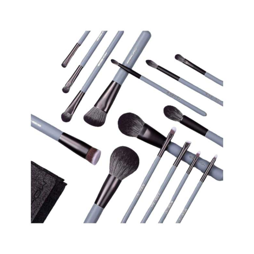 Eigshow - Set 15 makeup brushes Jade Series - Agate Grey