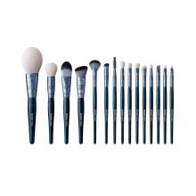 Eigshow - *Splendid Series* - 15 Makeup Brush Set Flying Apsaras - Ice Blue