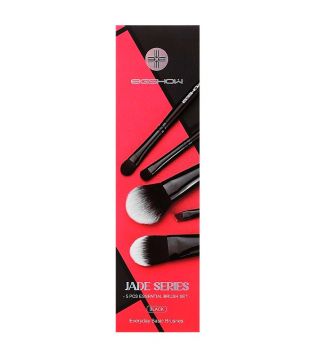 Eigshow - Set 5 eye brushes Jade Series - Black