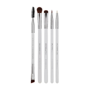 Eigshow - Set 5 eye brushes Jade Series - Bright Silver