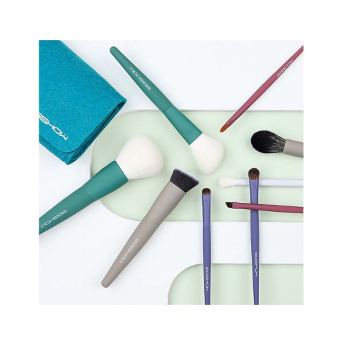 Eigshow - Set 9 makeup brushes Pro - Colorful