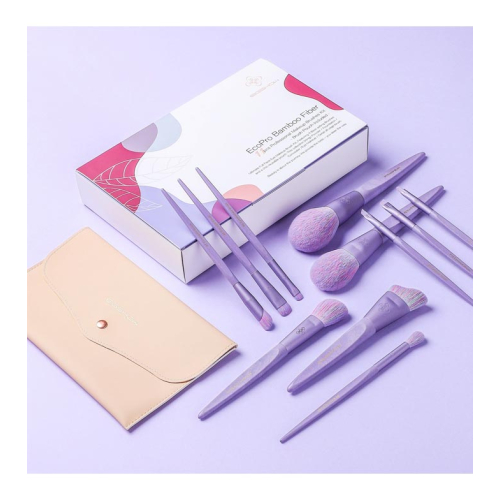 Eigshow - Brush Set (11 Pieces) - Ecopro Bamboo - Mist Purple