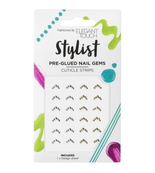 Elegant Touch - Pre-glued Nail Gems Stickers - Cuticle Strips