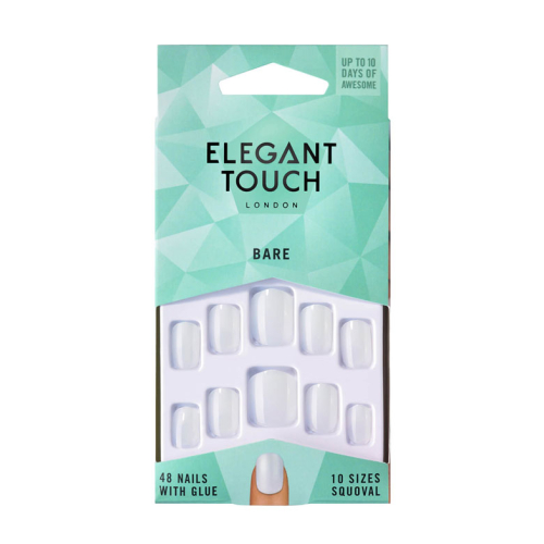 Elegant Touch - Bare Artificial Nails - Squoval