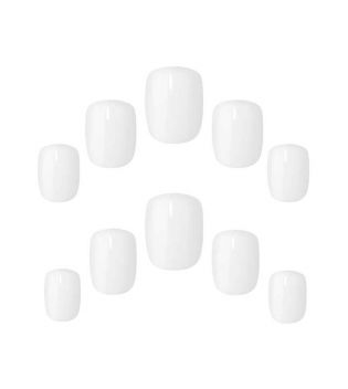 Elegant Touch - Colour Nails Artificial Nails - Quite White