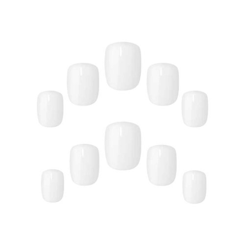 Elegant Touch - Colour Nails Artificial Nails - Quite White