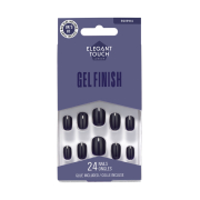 Elegant Touch - False Nails Gel Finish - Inky Blue