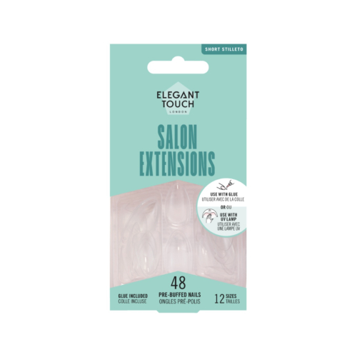 Elegant Touch - False Nails Salon Extensions - Short Stilleto