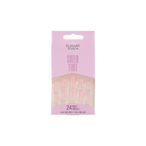Elegant Touch - False Nails Sheer Tint - Ballerina Pink