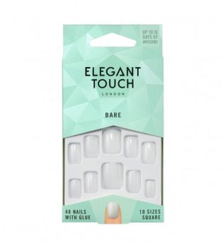 Elegant Touch - Totally Bare Fake nails - 001: Square