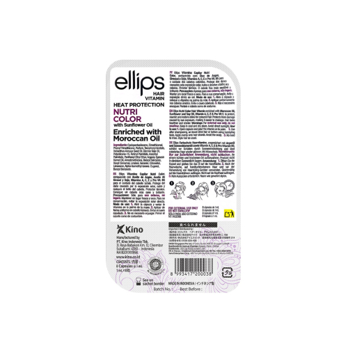 Ellips - Hair vitamin ampoules with argan oil - Colored Hair