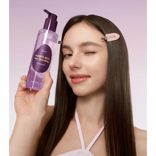 Eqqualberry - *Purple* - Pore Smoothing Cleansing Oil Purple Rice