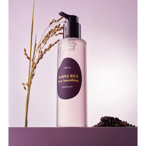 Eqqualberry - *Purple* - Pore Smoothing Cleansing Oil Purple Rice