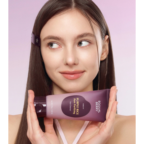 Eqqualberry - *Purple* - Purifying Facial Cleanser Purple Rice