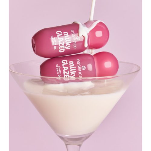 essence - Lip Balm Milky Glazed - 04: Berry Au Lait