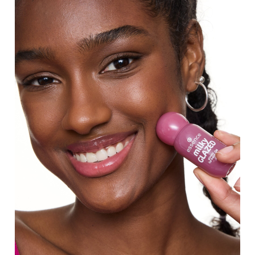 essence - Lip Balm Milky Glazed - 04: Berry Au Lait