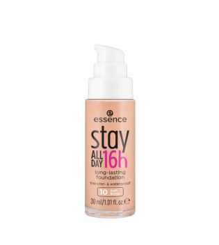 essence - Long-lasting make-up base Stay All Day 16h - 10: Soft Beige