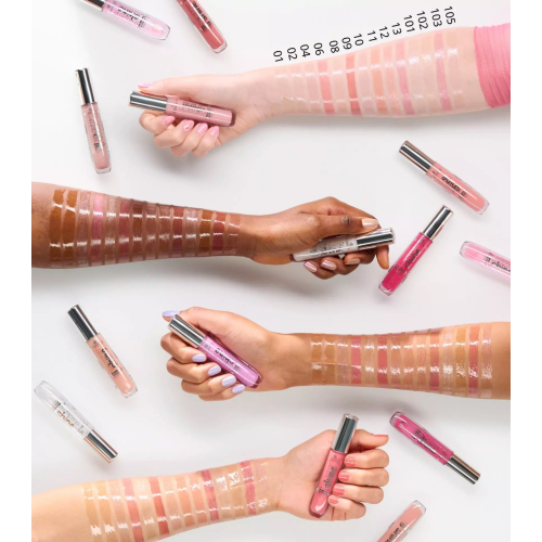 essence - Plumping lip gloss Extreme Shine - 12: Dazzling Apricot