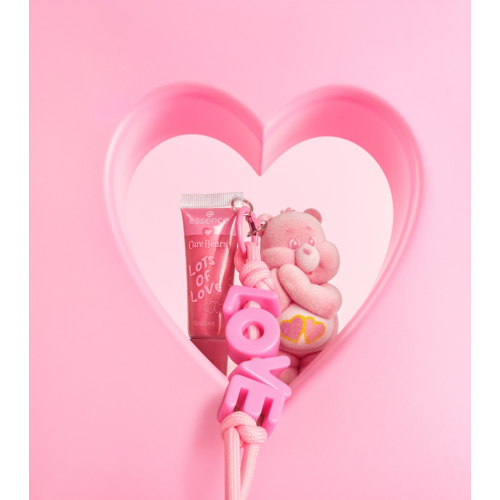 essence - *Care Bears* - Lip gloss with keychain - 02: Lots Of Love