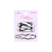 essence - *Crystal Crush* - Scrunchie and Hair Clip Duo