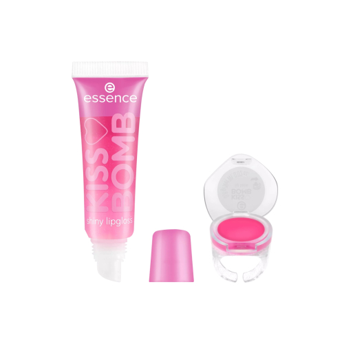 essence - Lip balm and lip gloss duo Kiss Bomb