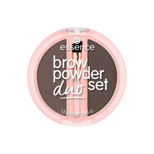 essence - Powder Eyebrow Duo - 03: Dark