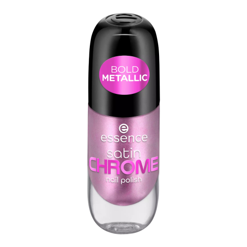essence - Satin Chrome nail polish - 02: Artificial Pinktelligence