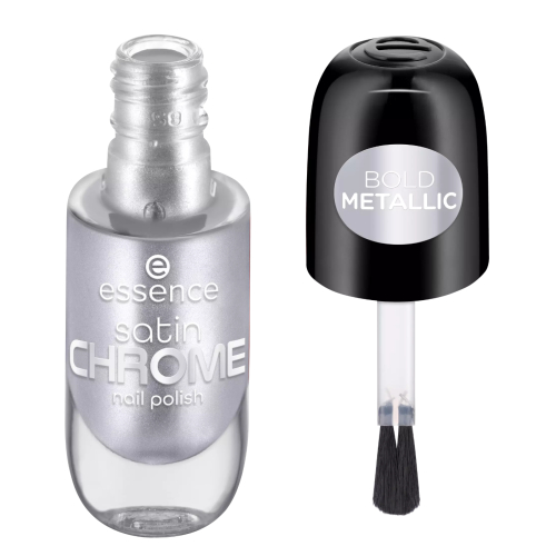 essence - Satin Chrome nail polish - 04: SteelGPT