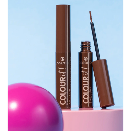 essence - Liquid eyeliner COLOUR it! - 05: Chocolate Brown