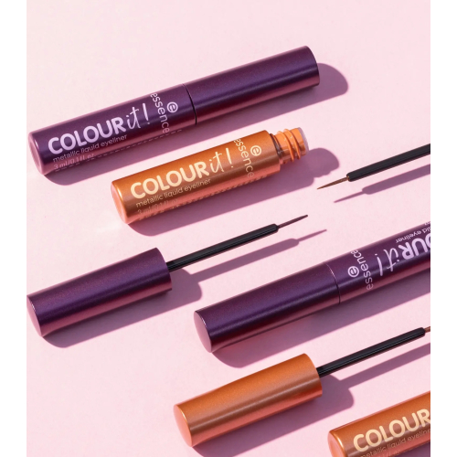 essence - Metallic liquid eyeliner COLOUR it! - 01: Burnished Bronze