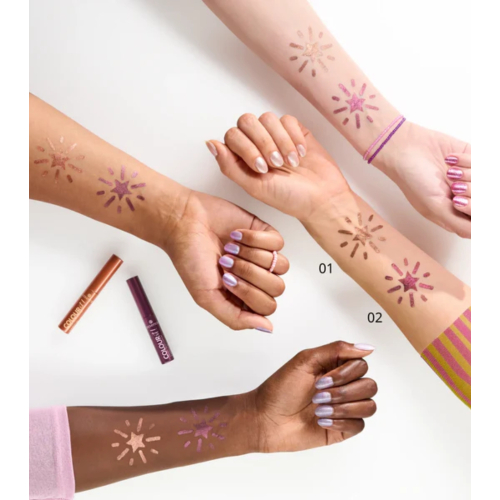 essence - Metallic liquid eyeliner COLOUR it! - 01: Burnished Bronze