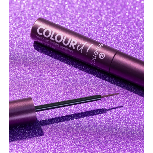 essence - Metallic Liquid Eyeliner COLOUR it! - 02: Dark Cherry