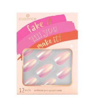 essence - *Fake it \'till you make it* - Fake nails - 01: Holo There!