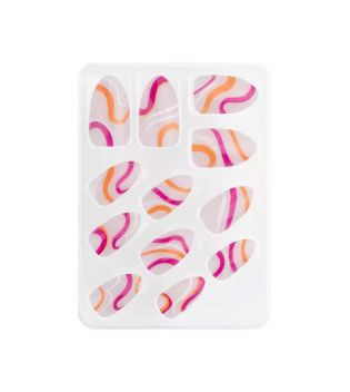 essence - *Fake it \'till you make it* - False nails - 03: Get Your Swirls On