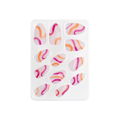 essence - *Fake it \'till you make it* - False nails - 03: Get Your Swirls On