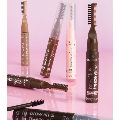 essence - Brow Lift & Freeze Glue - 03: Medium Brown