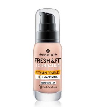 essence - Foundation Fresh & Fit Vitamin Complex - 40: Fresh Sun Beige