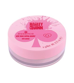 essence - *Harley Quinn* - Loose setting powder in pink tone