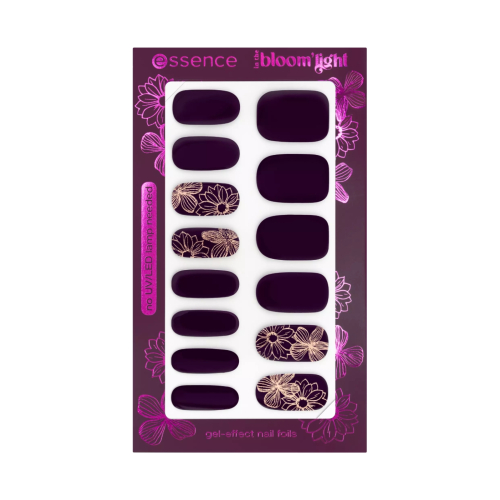 essence - *In the Bloom´Light* - Gel effect nail foils - Moonflowers Are My Favorite