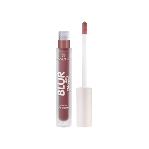 essence - Matte lipstick with a blurred finish BLUR soufflé - 03: Hot Offline