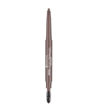 essence - Waterproof eyebrow pencil Wow What a Brow - 01: Light Brown