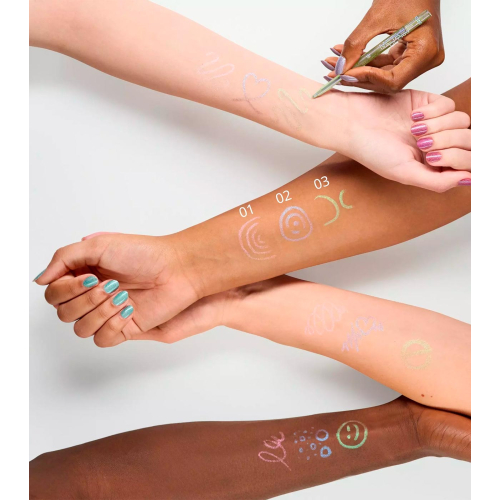 essence - Duochromatic eye pencil Meta Glow - 02: Chromefinity