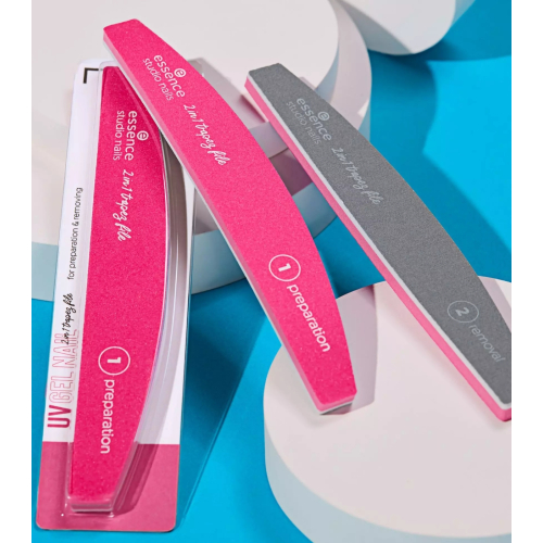 essence - *UV GEL NAIL* - 2-in-1 nail file