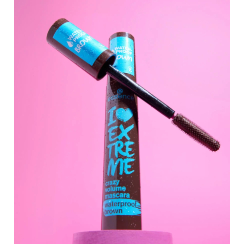 essence - Mascara I love Extreme Crazy Waterproof - Brown