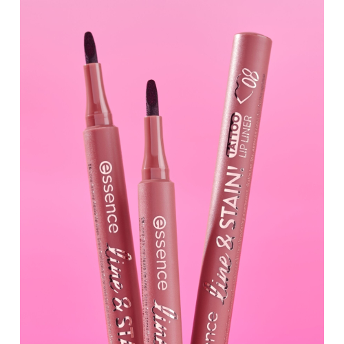 essence - Lip Liner Line & Stain! - 08: Raisin Bold